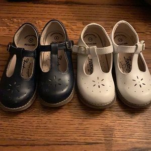 Footmates navy & white shoes